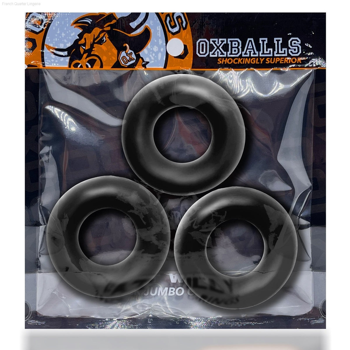 FAT WILLY 3-pack thick no-roll cockrings-French Quarter Lingerie