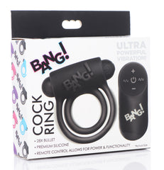 Bang Silicone Cockring and Bullet with Remote