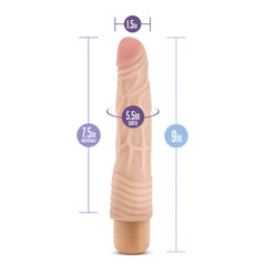 Dr. Skin Cock Vibe 2 Realistic 9-Inch Long Vibrating Dildo