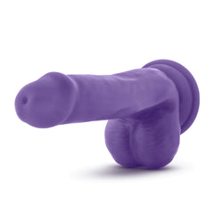 Au Naturel Bold Delight Realistic 6-Inch Long Dildo With Balls & Suction Cup Base-French Quarter Lingerie