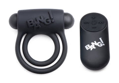 Bang Silicone Cockring and Bullet with Remote