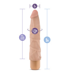 Dr. Skin Cock Vibe 1 Realistic 9-Inch Long Vibrating Dildo