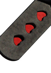 Leather Impression Paddle - Mini Hearts