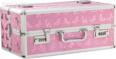Sex Toy Storage - Large Lockable Vibrator Case - Pink
