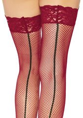 Thigh Highs - May Fishnet Thigh High