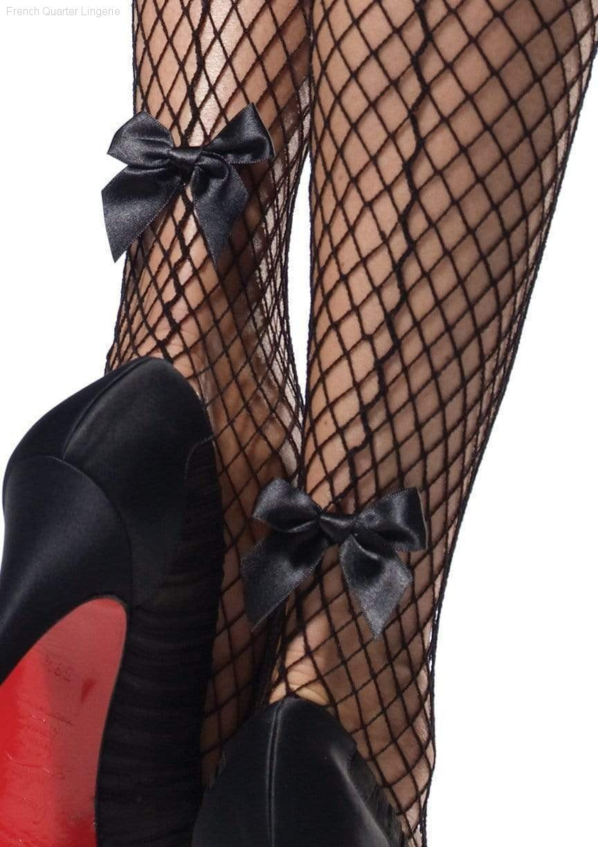 Hosiery - Tessa Net Thigh High Stockings