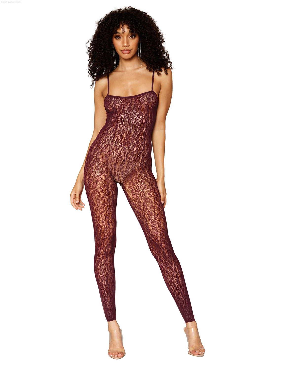 Dreamgirl Leopard Fishnet Catsuit Bodystocking and Shrug Set-French Quarter Lingerie