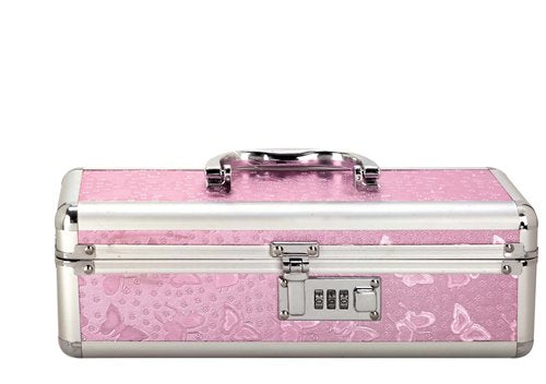 Lockable Vibrator Case - Pink