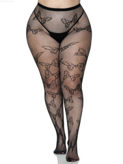 Butterfly Net Tights-French Quarter Lingerie