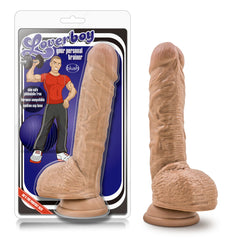 Loverboy Your Personal Trainer Realistic 9-Inch Long Dildo With Balls & Suction Cup Base