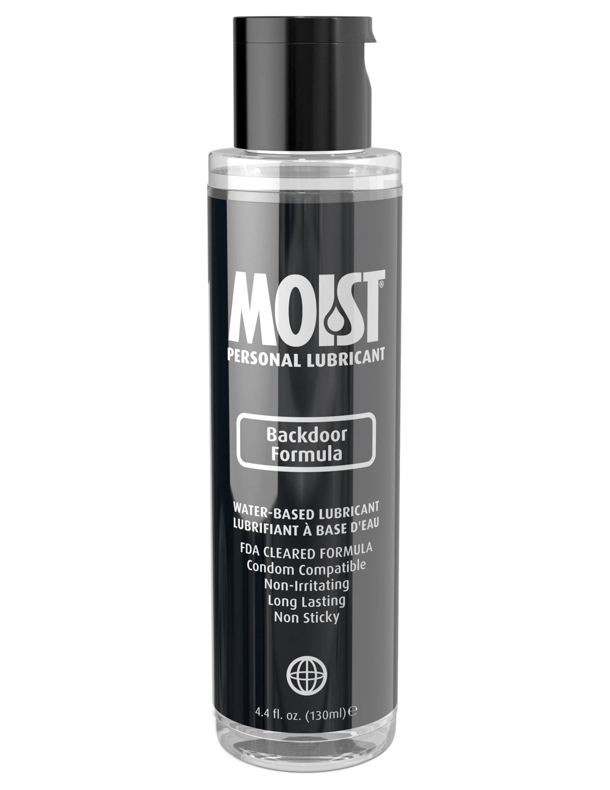 Moist Personal Lubricant - Backdoor Water Based Formula 4.4oz