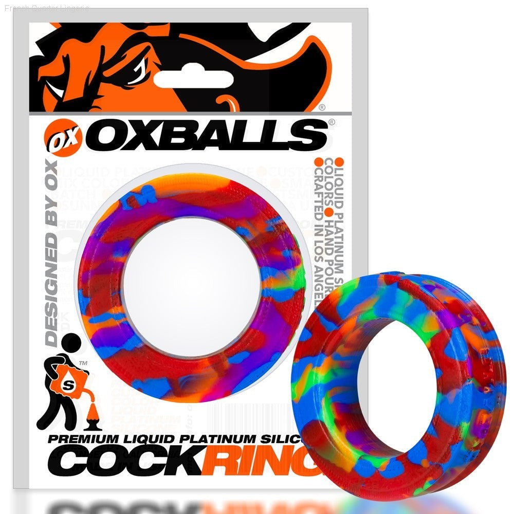 PIGRING ultra-comfort rimmed cockring LIQUID PLATINUM SILICONE