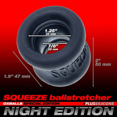 SQUEEZE hourglass curve with inner grip rings ballstretcher
