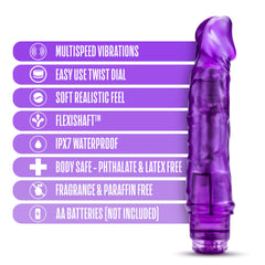 B Yours Vibe 6 Realistic 8.5-Inch Long Vibrating Dildo