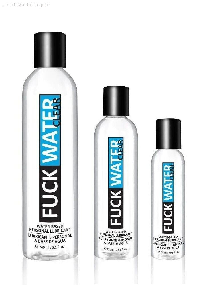 Fuck Water Clear Water Based Lubricant-French Quarter Lingerie