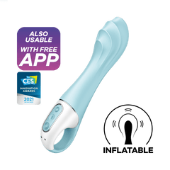 Rechargeable Vibrators - Satisfyer Air Pump Vibrator 5+ Connect App