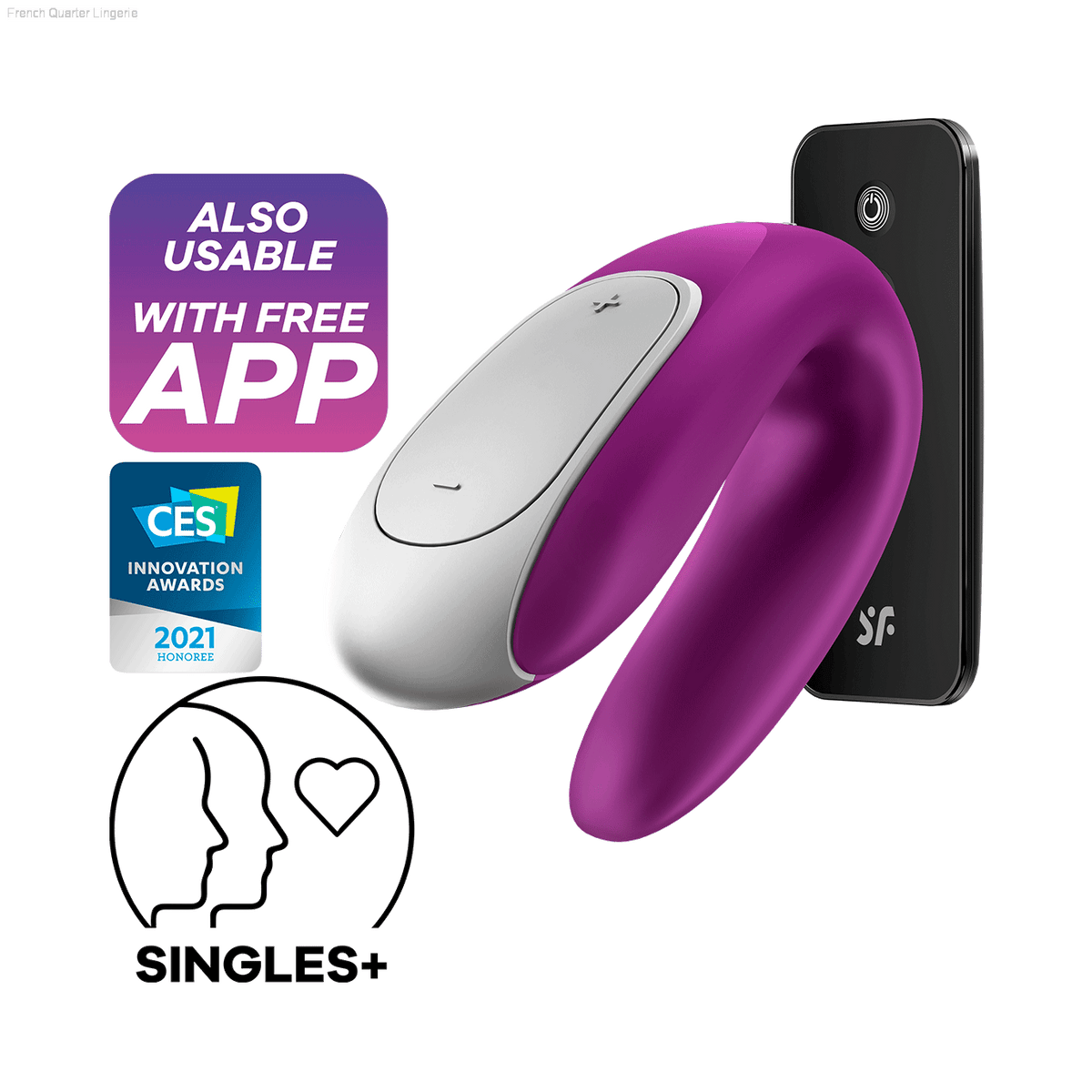 Rechargeable Vibrators - Double Fun Bluetooth Connect App