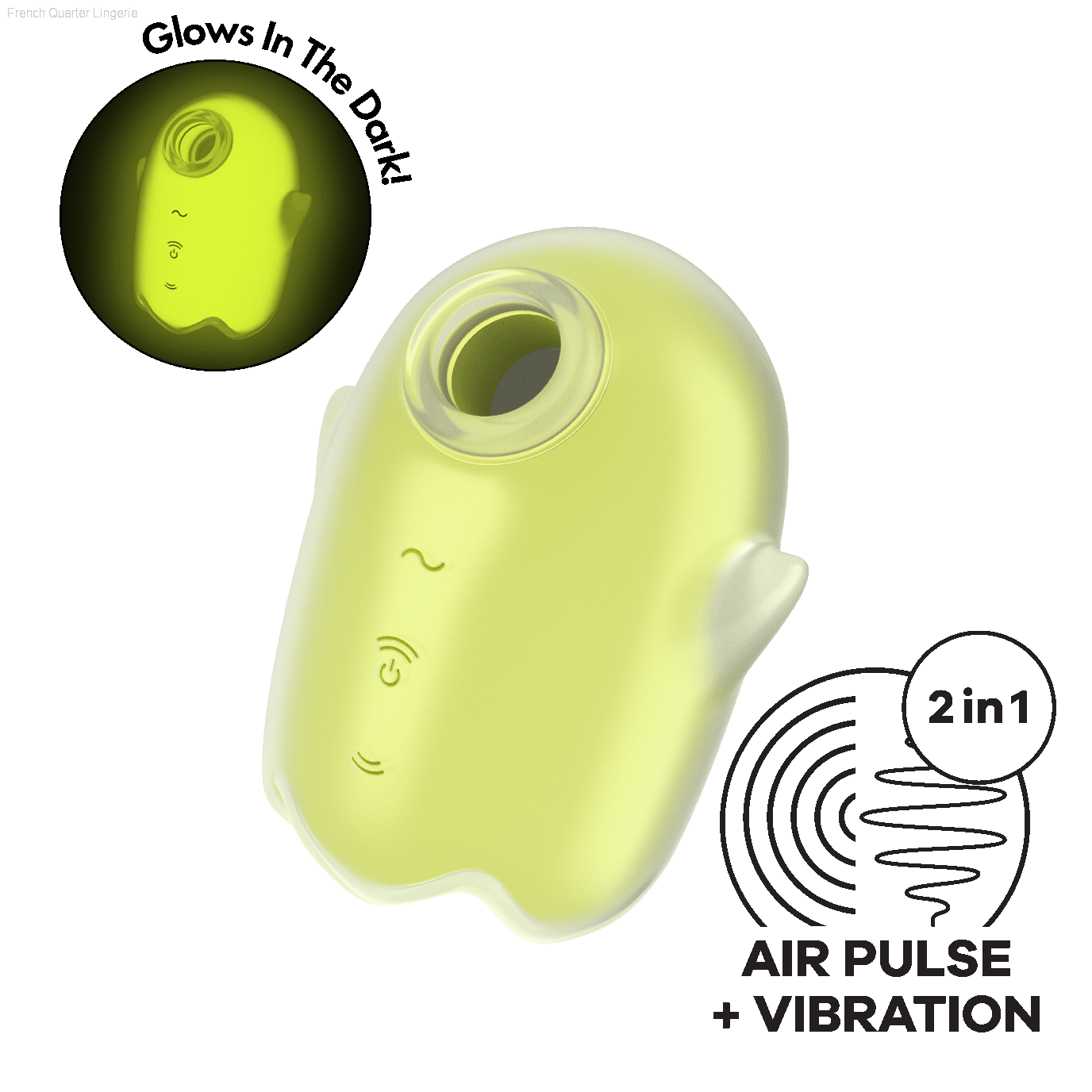 Rechargeable Vibrators - Satisfyer Glowing Ghost