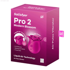 Rechargeable Vibrators - Pro 2 Modern Blossom - Air-Pulse Vibrator