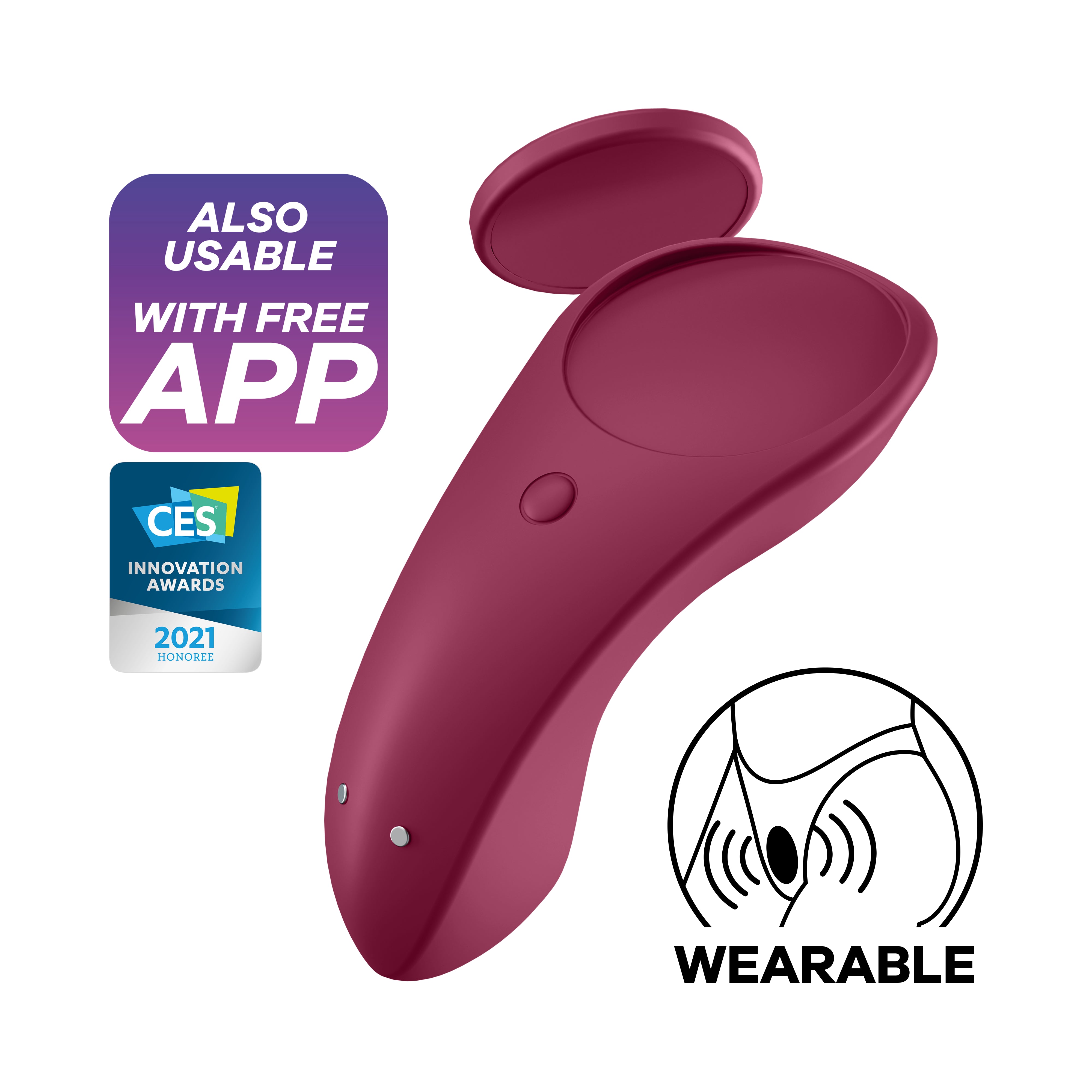 Rechargeable Vibrators - Satisfyer Sexy Secret Connect App