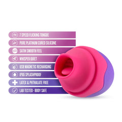 Aria Flutter Tongue 2.5-Inch Vibrating Rechargeable Mini Vibrator