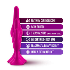 Luxe Beginner Kit Anal Plug With Suction Cup Base