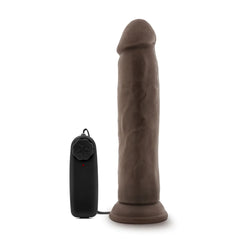 Dr. Skin Dr. Throb Realistic 9.5-Inch Long Remote Control Vibrating Dildo With Suction Cup Base