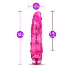 B Yours Vibe #3 Realistic 7.25-Inch Long Vibrating Dildo