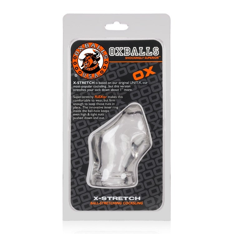 UNIT-X STRETCH slimmer-fit cock+ball sling plus ball-stretch OXBALLS