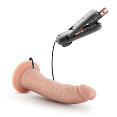 Dr. Skin Dr. Dave Realistic 7.5-Inch Long Remote Control Vibrating Dildo With Suction Cup Base