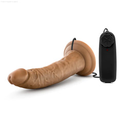 Dr. Skin Dr. Dave Realistic 7.5-Inch Long Remote Control Vibrating Dildo With Suction Cup Base-French Quarter Lingerie